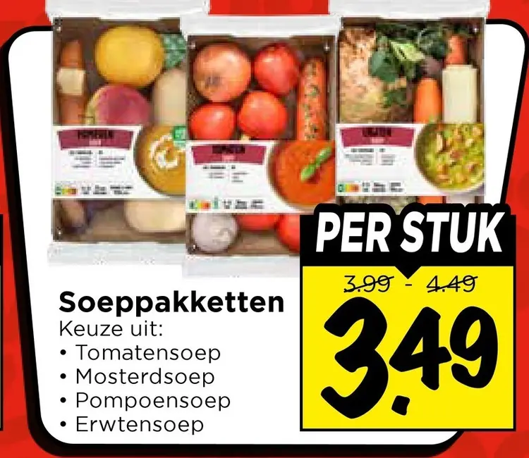 Aanbieding: Soeppakketten