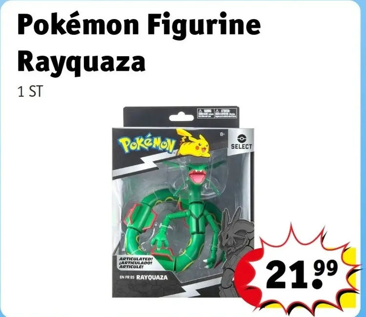 Offre: Pokémon Figurine Rayquaza