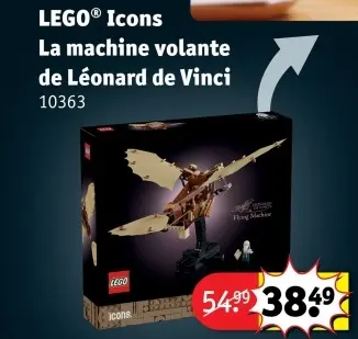 Offre: La machine volante de Léonard de Vinci