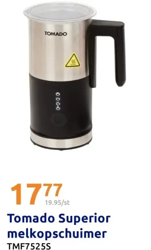 Aanbieding: Tomado Superior melkopschuimer