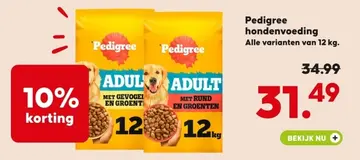 Aanbieding: Pedigree hondenvoeding