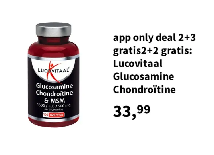 Aanbieding: Glucosamine Chondroïtine