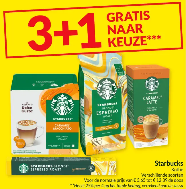 Promotie: Starbucks Koffie