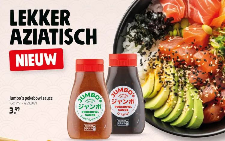 Promotie: Pokebowl sauce