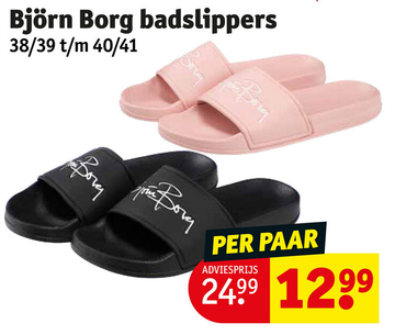 Aanbieding: Björn Borg badslippers