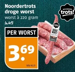 Aanbieding: Noordertrots droge worst