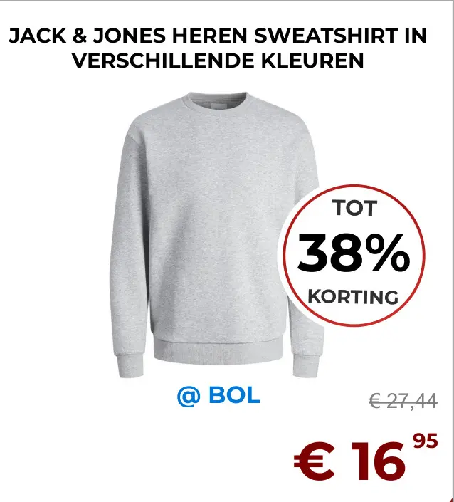 Aanbieding: Heren sweatshirt
