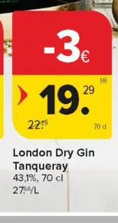 Aanbieding: London Dry Gin Tanqueray