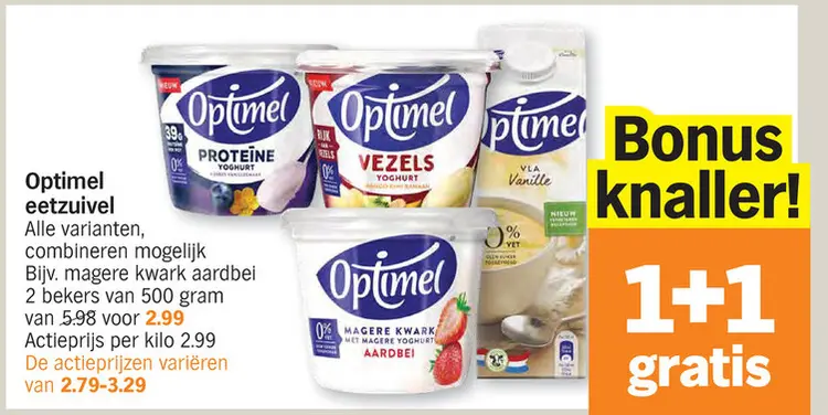 Promotie: Optimel eetzuivel