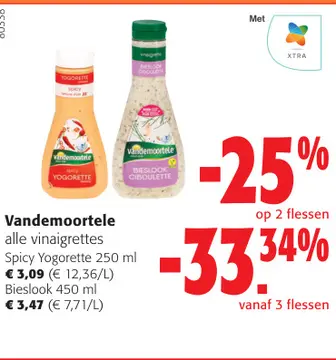 Aanbieding: Vandemoortele alle vinaigrettes