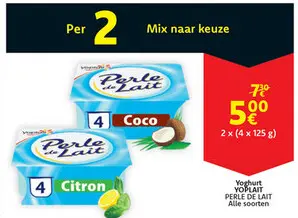 Aanbieding: Yoghurt Perle de Lait