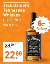 Aanbieding: Jack Daniel's Tennessee Whiskey Blend