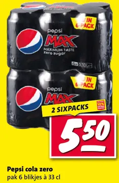 Aanbieding: Pepsi cola zero
