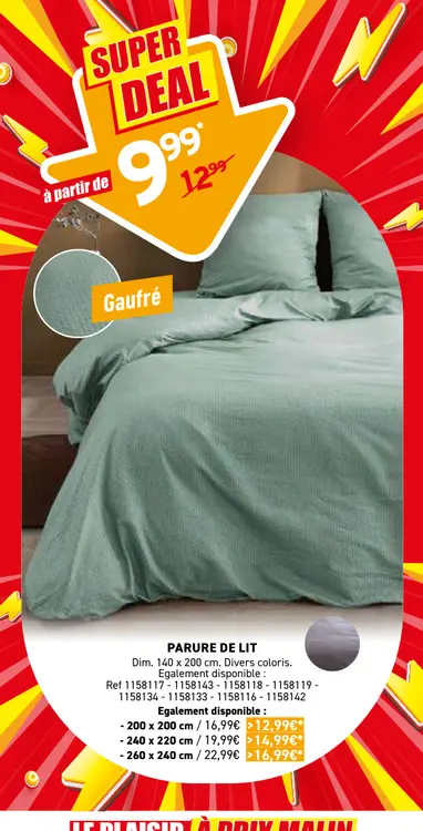 Offre: Parure de lit