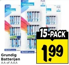 Aanbieding: Batterijen