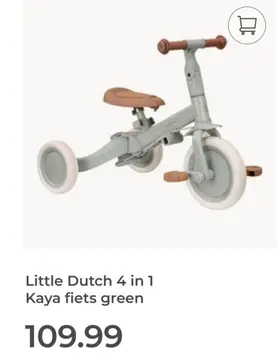 Aanbieding: Little Dutch 4 in 1 Kaya fiets