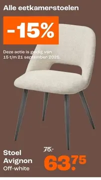 Aanbieding: Stoel Avignon