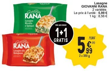 Offre: Lasagne