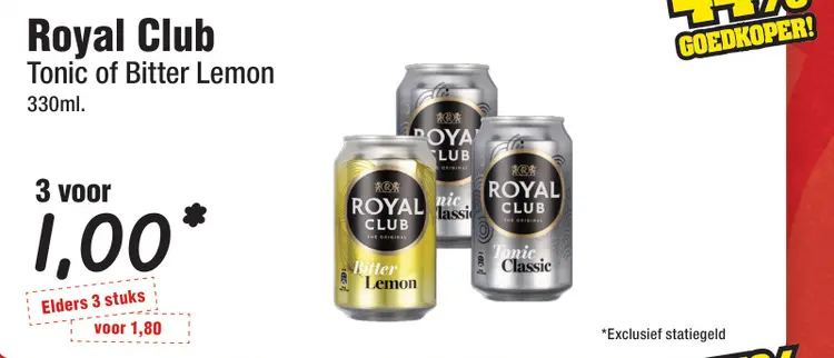 Aanbieding: Tonic of Bitter Lemon