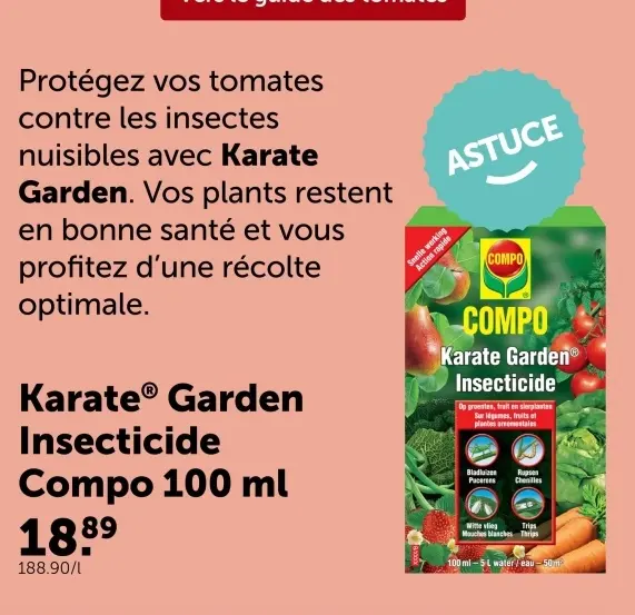 Offre: Karate Garden Insecticide