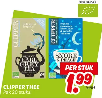 Aanbieding: Clipper thee