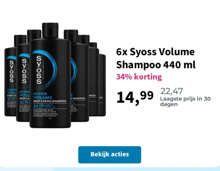 Promotie: Syoss Volume Shampoo