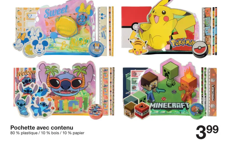 Offre: Pochette avec contenu