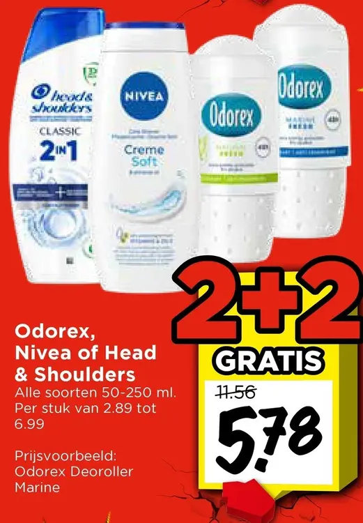 Aanbieding: Deodorant, Douchegel of Shampoo