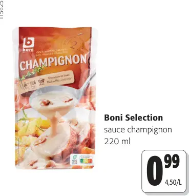 Offre: Sauce champignon