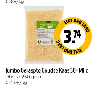 Aanbieding: Geraspte Goudse Kaas 30+ Mild