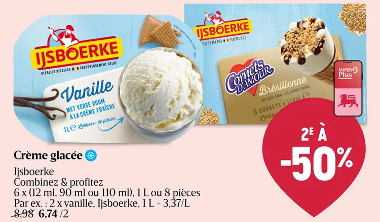 Offre: Crème glacée