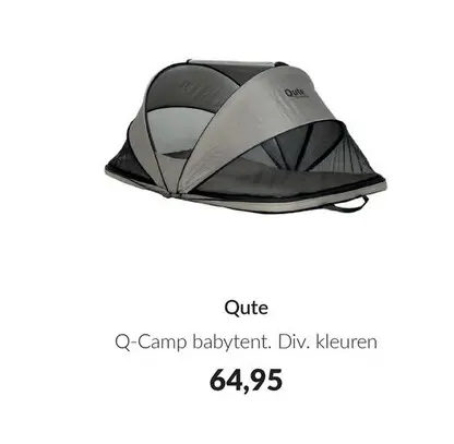 Aanbieding: Q-Camp babytent