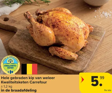 Promotie: Hele gebraden kip van weleer