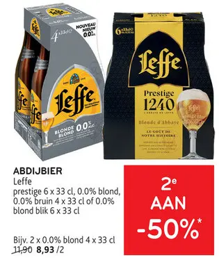 Aanbieding: ABDIJBIER Leffe