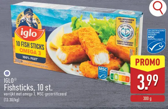 Promotie: Fishsticks