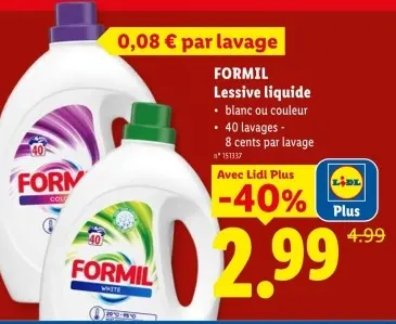 Offre: Lessive liquide