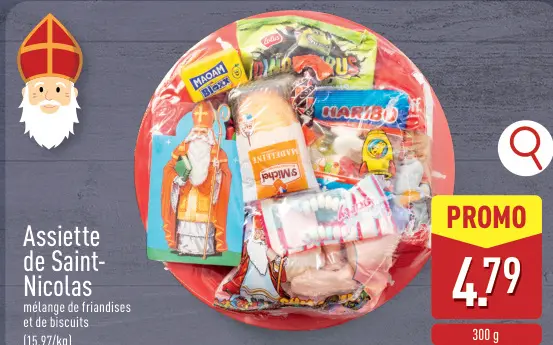 Offre: Assiette de Saint-Nicolas