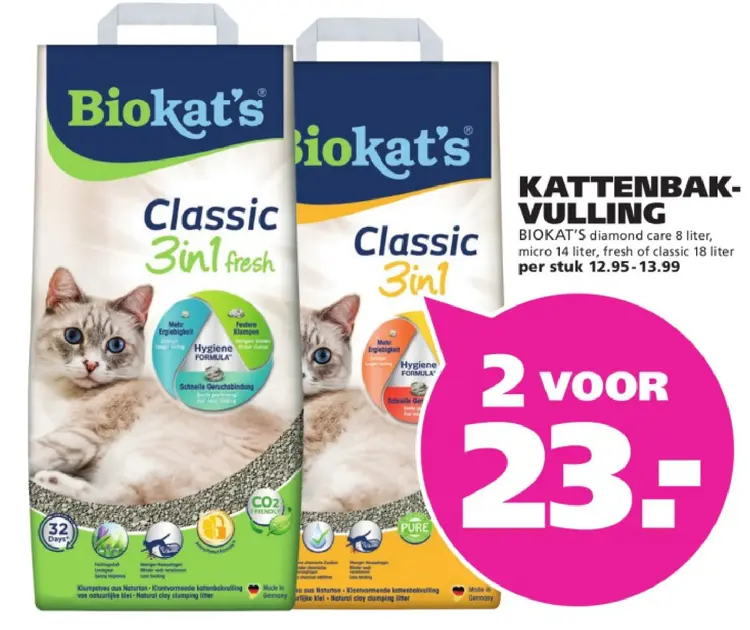 Aanbieding: Kattenbakvulling
