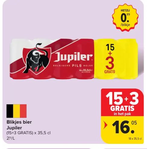 Promotie: Blikjes bier
