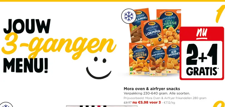 Promotie: Mora Oven & Airfryer Snacks