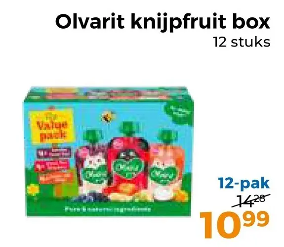 Aanbieding: Knijpfruit box
