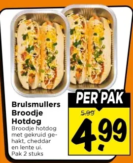 Brulsmullers Broodje Hotdog