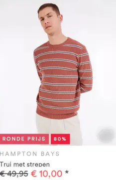 Aanbieding: Trui met strepen