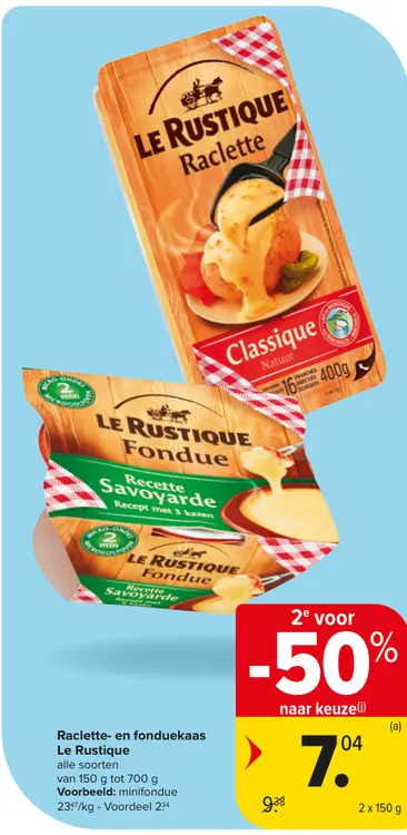 Promotie: Raclette- en fonduekaas