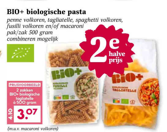 Aanbieding: Biologische pasta