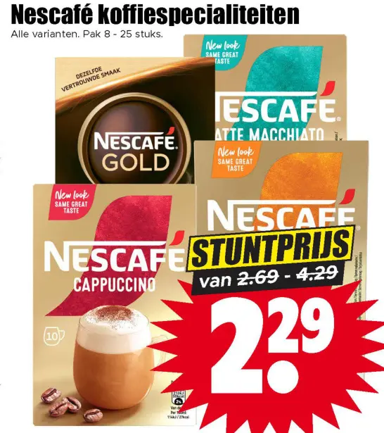 Aanbieding: koffiespecialiteiten