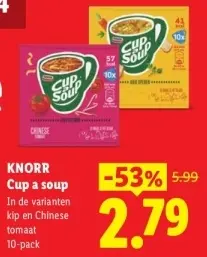 Aanbieding: Cup a soup