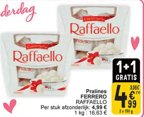 Aanbieding: Pralines RAFFAELLO