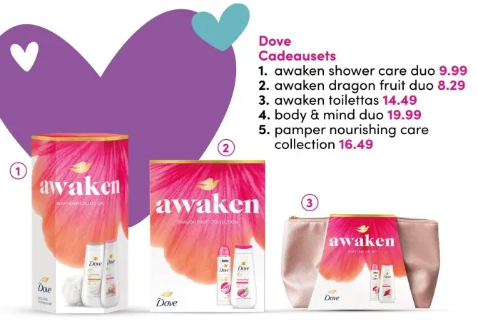 Aanbieding: Dove cadeausets