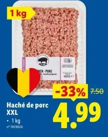 Offre: Haché de porc XXL